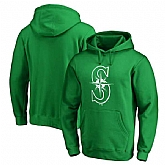 Men's Seattle Mariners Fanatics Branded Kelly Green St. Patrick's Day White Logo Pullover Hoodie
